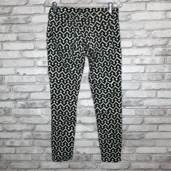 Gap 1969 geometric gray and white jeans, size 26 - Picture 6 of 8